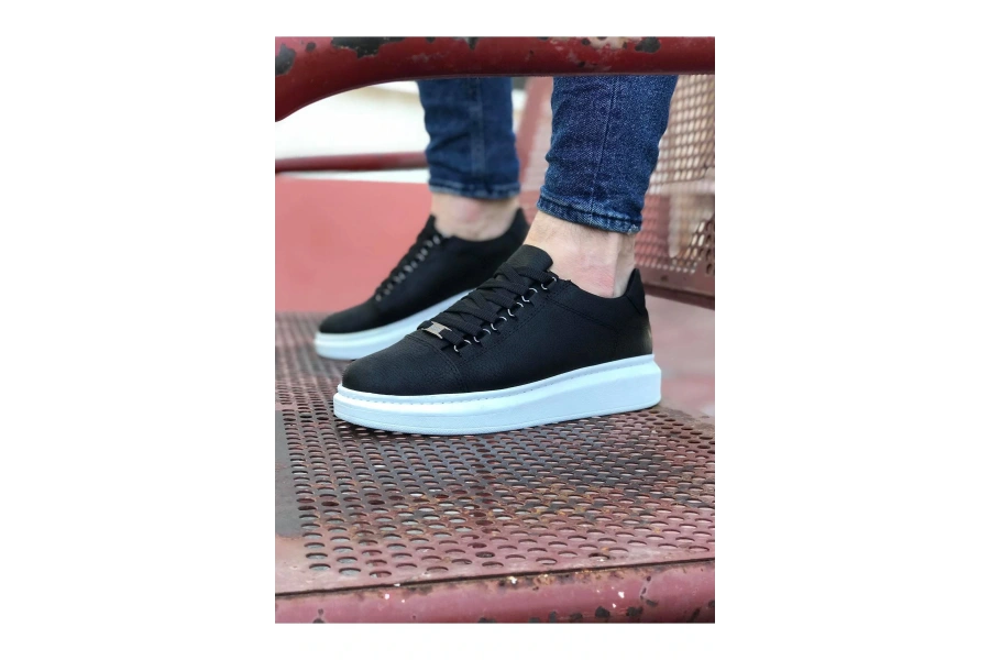 Shoecide Wg08 Siyah Erkek Casual Ayakkabı