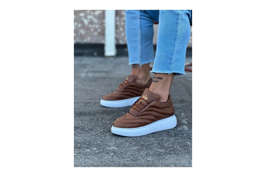 Shoecide Wg094 Taba Cilt Erkek Casual Ayakkabı