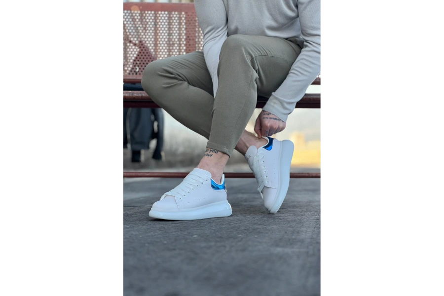 Shoecide Wg095 Beyaz Sax Beyaz Tb Erkek Casual Ayakkabı