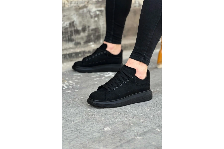 Shoecide Wg096 Kömür Süet Günlük Erkek Casual Ayakkabı