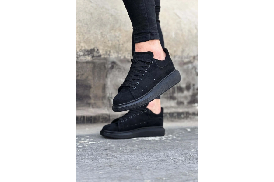 Shoecide Wg096 Kömür Süet Günlük Erkek Casual Ayakkabı