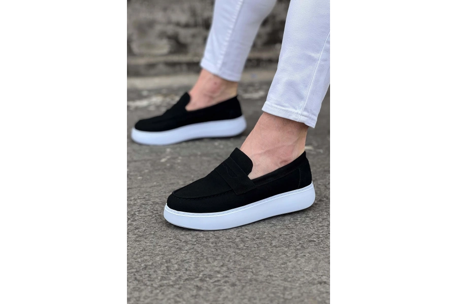 Shoecide Wg161 Siyah Süet Erkek Casual Ayakkabı