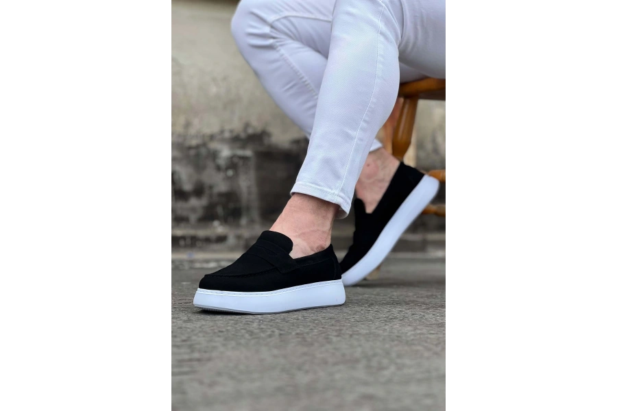 Shoecide Wg161 Siyah Süet Erkek Casual Ayakkabı