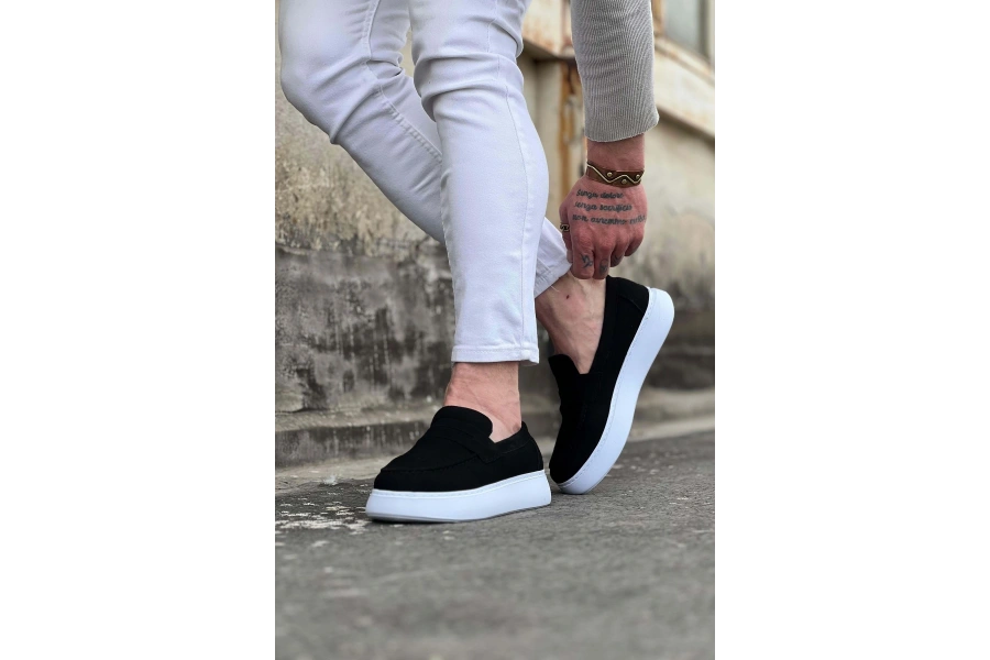 Shoecide Wg161 Siyah Süet Erkek Casual Ayakkabı