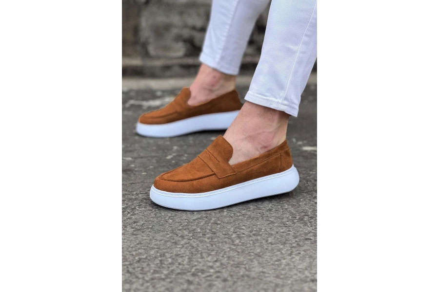 Shoecide Wg161 Taba Süet Erkek Casual Ayakkabı