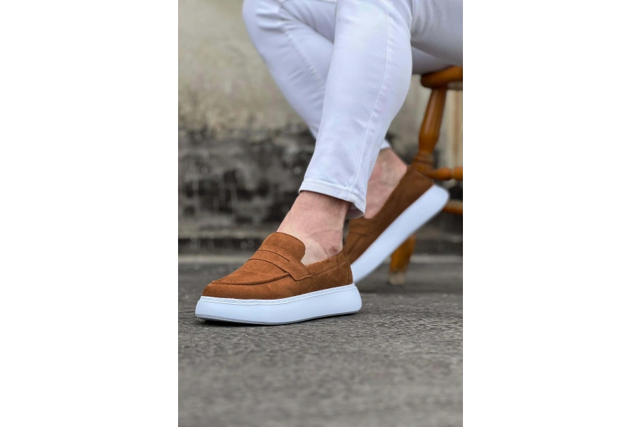 Shoecide Wg161 Taba Süet Erkek Casual Ayakkabı