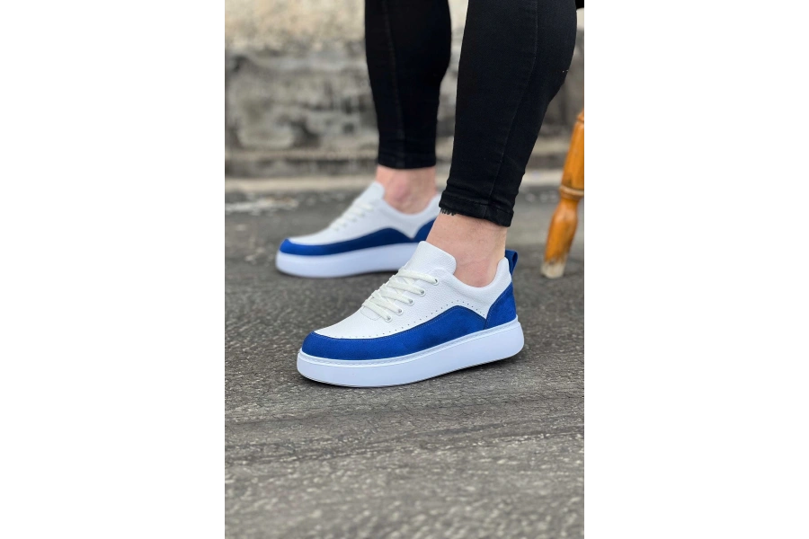 Shoecide Wg162 Beyaz Sax Ortopedik Taban Erkek Casual Ayakkabı