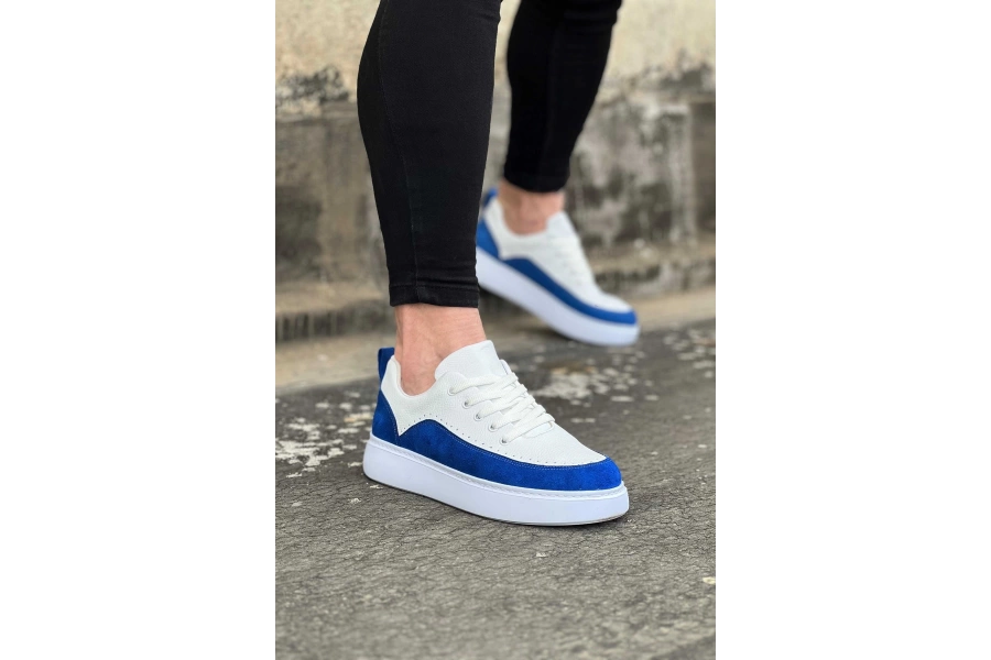 Shoecide Wg162 Beyaz Sax Ortopedik Taban Erkek Casual Ayakkabı