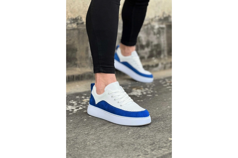 Shoecide Wg162 Beyaz Sax Ortopedik Taban Erkek Casual Ayakkabı