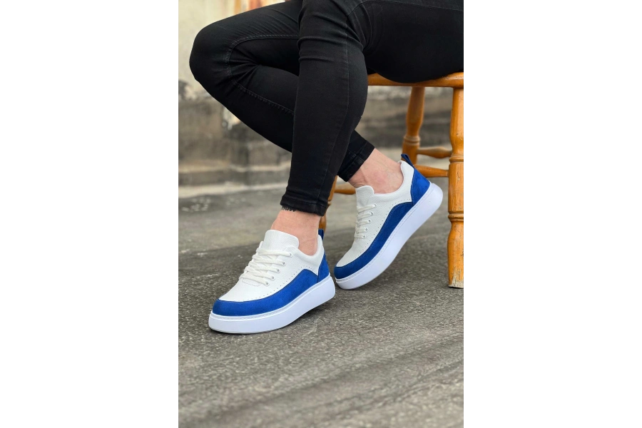 Shoecide Wg162 Beyaz Sax Ortopedik Taban Erkek Casual Ayakkabı