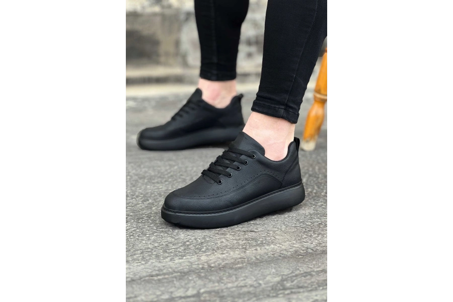Shoecide Wg162 Kömür Ortopedik Taban Erkek Casual Ayakkabı