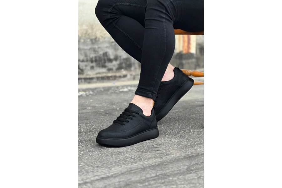 Shoecide Wg162 Kömür Ortopedik Taban Erkek Casual Ayakkabı