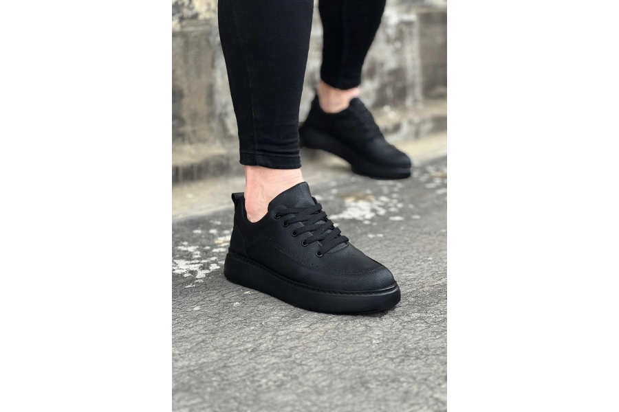 Shoecide Wg162 Kömür Ortopedik Taban Erkek Casual Ayakkabı