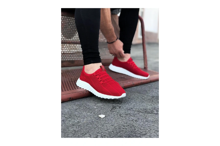 Shoecide Wg205 Kırmızı Erkek Spor Ayakkabı