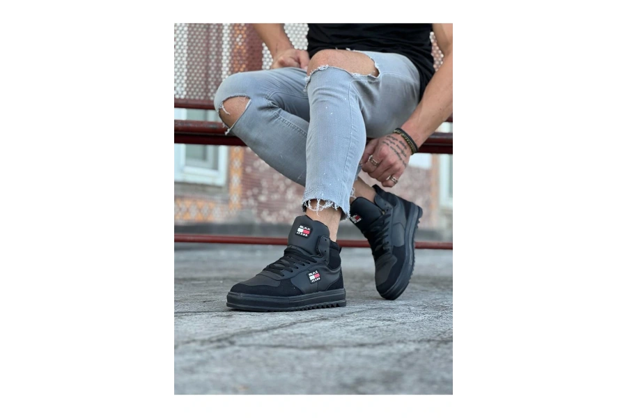 Shoecide Wg220 Kömür Erkek Yarım Bilek Bot