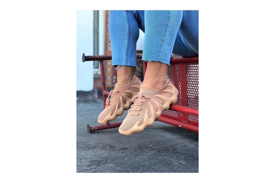 Shoecide Wg300 Taba Triko Sargı Taban Casual Erkek Ayakkabı