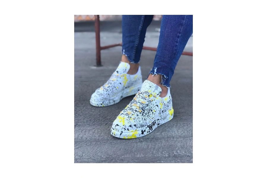 Shoecide Wg501 Sarı Renkli Erkek Casual Ayakkabı