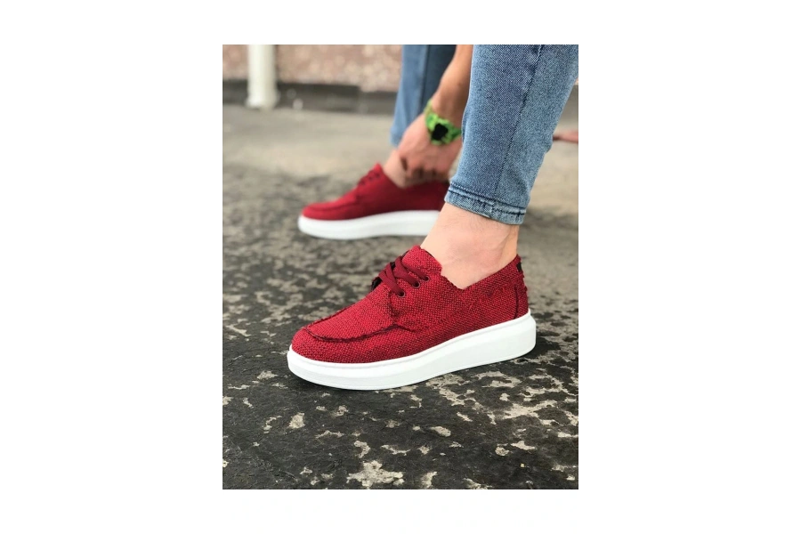 Shoecide Wg503 Bordo Erkek Günlük Ayakkabı