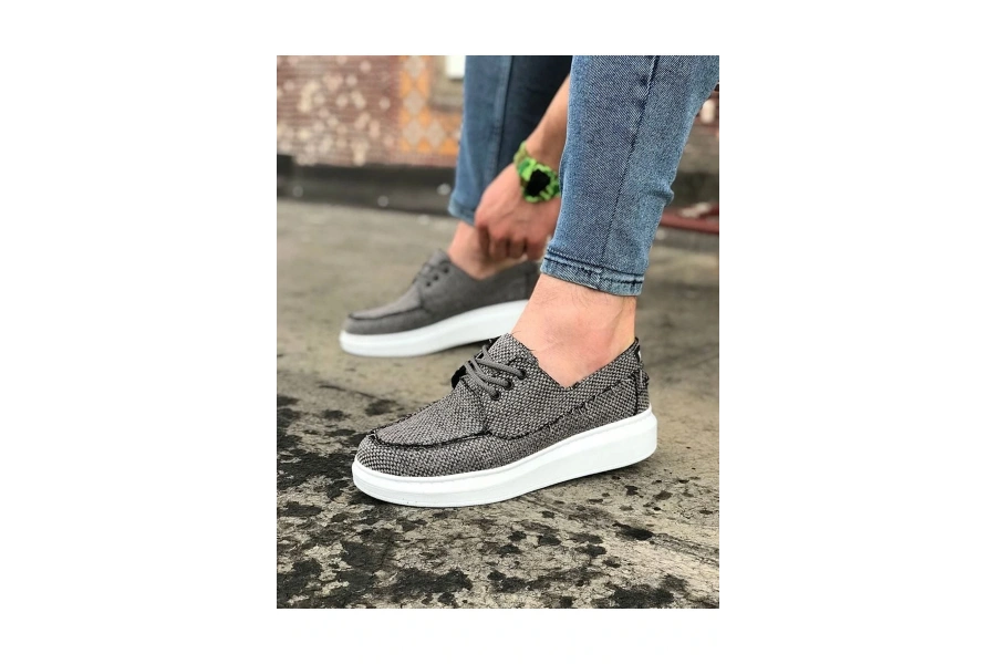 Shoecide Wg503 Gri Erkek Günlük Ayakkabı