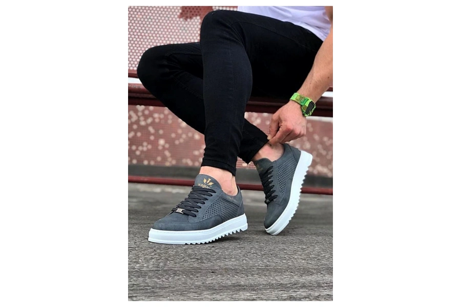 Shoecide Wg505 Gri Erkek Günlük Ayakkabı