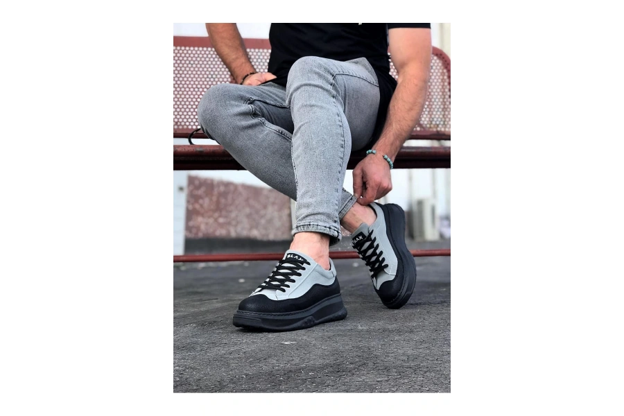 Shoecide Wg507 Kömür Gri Erkek Ayakkabı