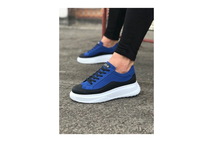 Shoecide Wg507 Siyah Mavi Erkek Ayakkabı