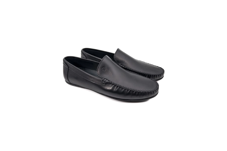 Shoecide Yalı Siyah Hakiki Deri Erkek Loafer Ayakkabı