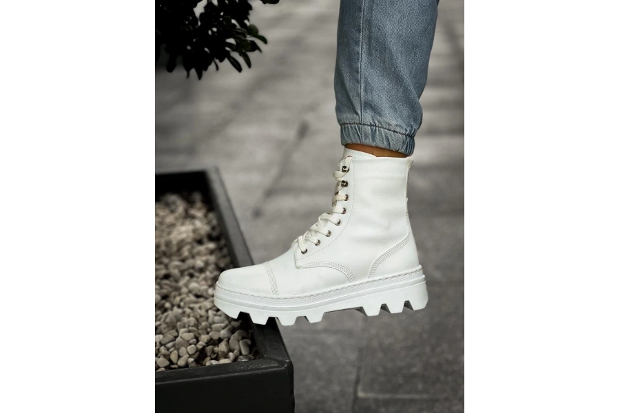 Shoecide Yüksek Taban Ayakkabı B-023 Beyaz