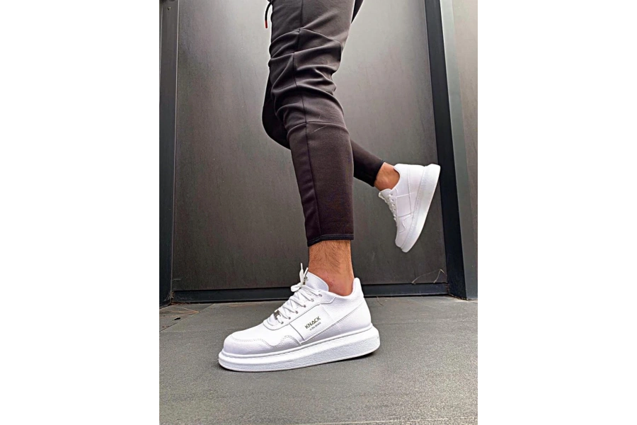 Shoecide Yüksek Taban Günlük Ayakkabı 040 Beyaz