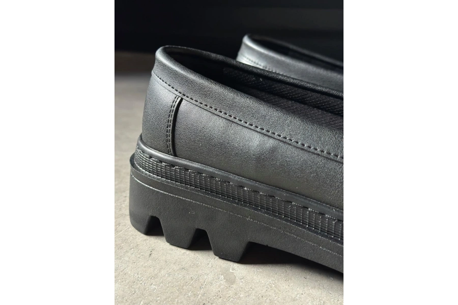 Shoecide Yüksek Taban Klasik Ayakkabı 779 Siyah (siyah Taban)