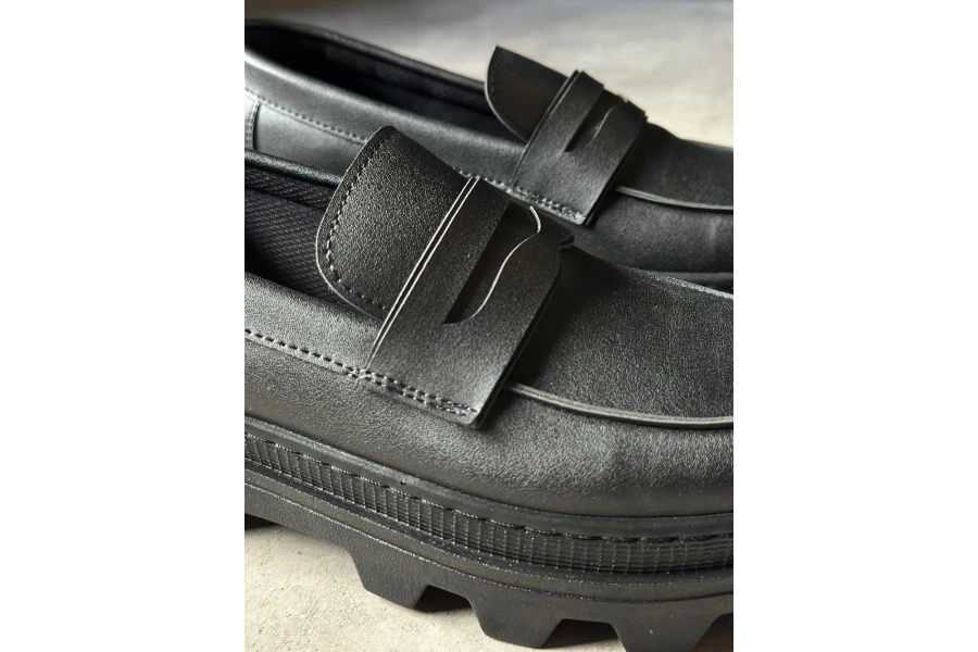 Shoecide Yüksek Taban Klasik Ayakkabı 779 Siyah (siyah Taban)