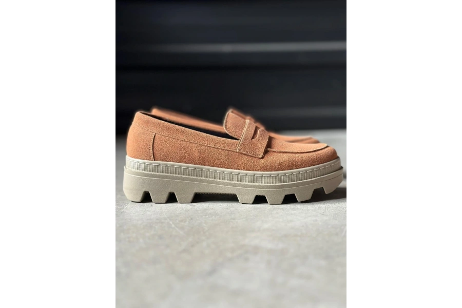 Shoecide Yüksek Taban Klasik Ayakkabı 779 Taba Süet