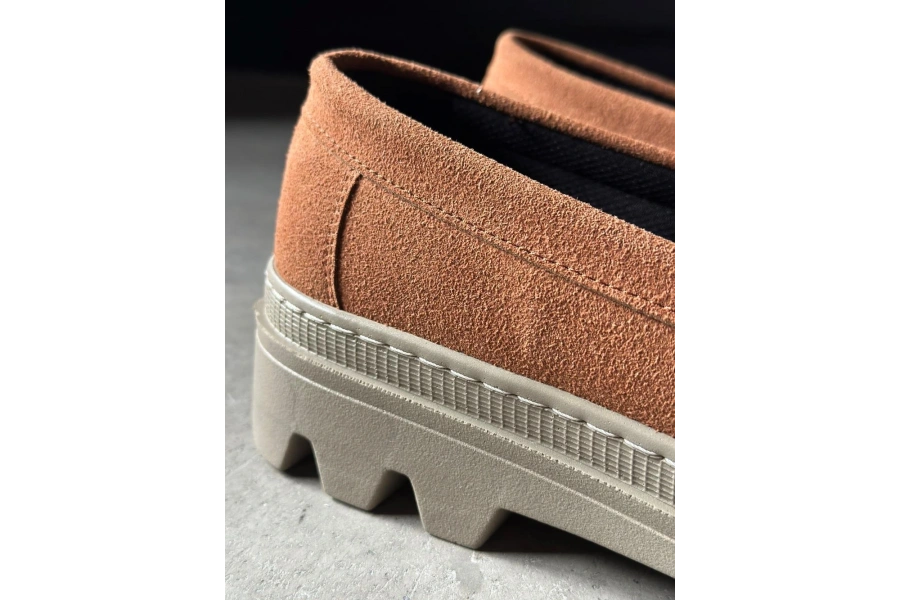 Shoecide Yüksek Taban Klasik Ayakkabı 779 Taba Süet