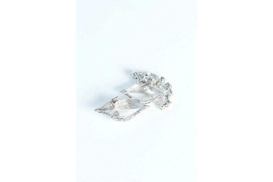 Shoecide Zirkon Taşlı Metal Broş
