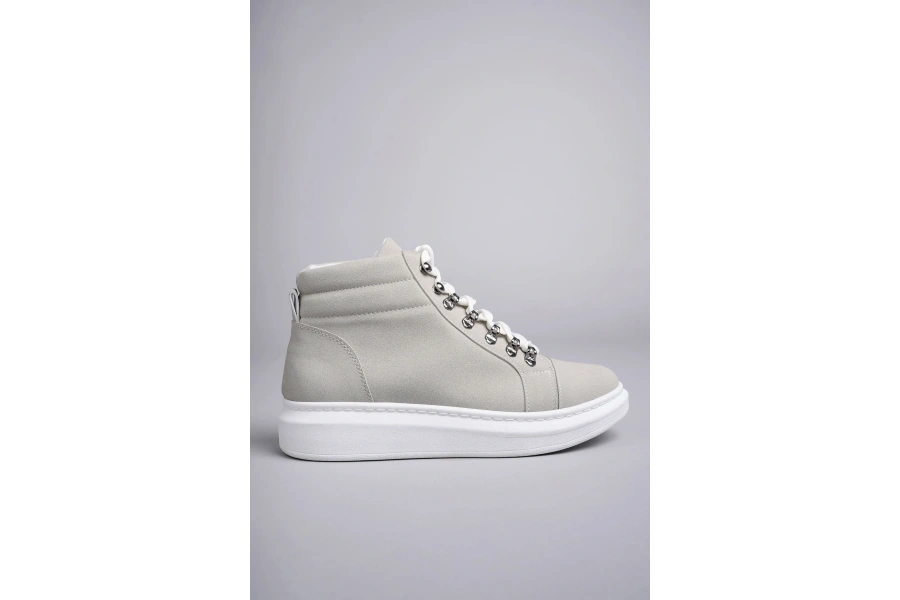 Swo206 Ottawa Bağcıklı Süet Erkek Günlük Spor Bot Bt - Gri