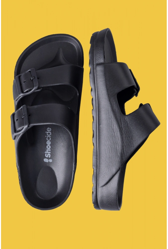 18li Siyah Çift Bant Terlik (Adet Fiyatı 200 TL)