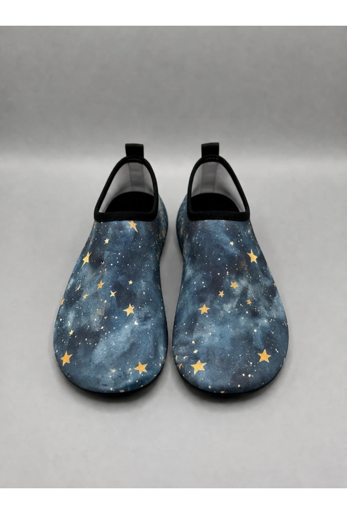 Shoecide Yıldız Desenli Kadın Deniz Ayakkabısı – Hafif, Kaydırmaz, Hızlı Kuruyan Aqua Shoes