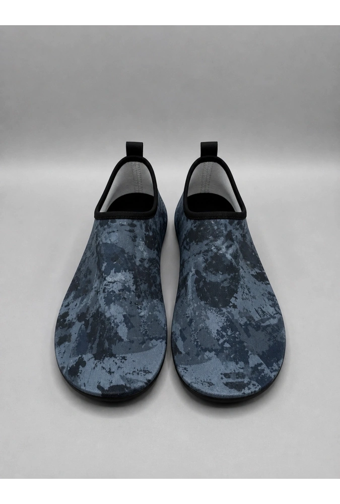 Shoecide Gri Kamuflaj Desen Erkek Deniz Ayakkabısı – Hafif, Kaydırmaz, Hızlı Kuruyan Aqua Shoes