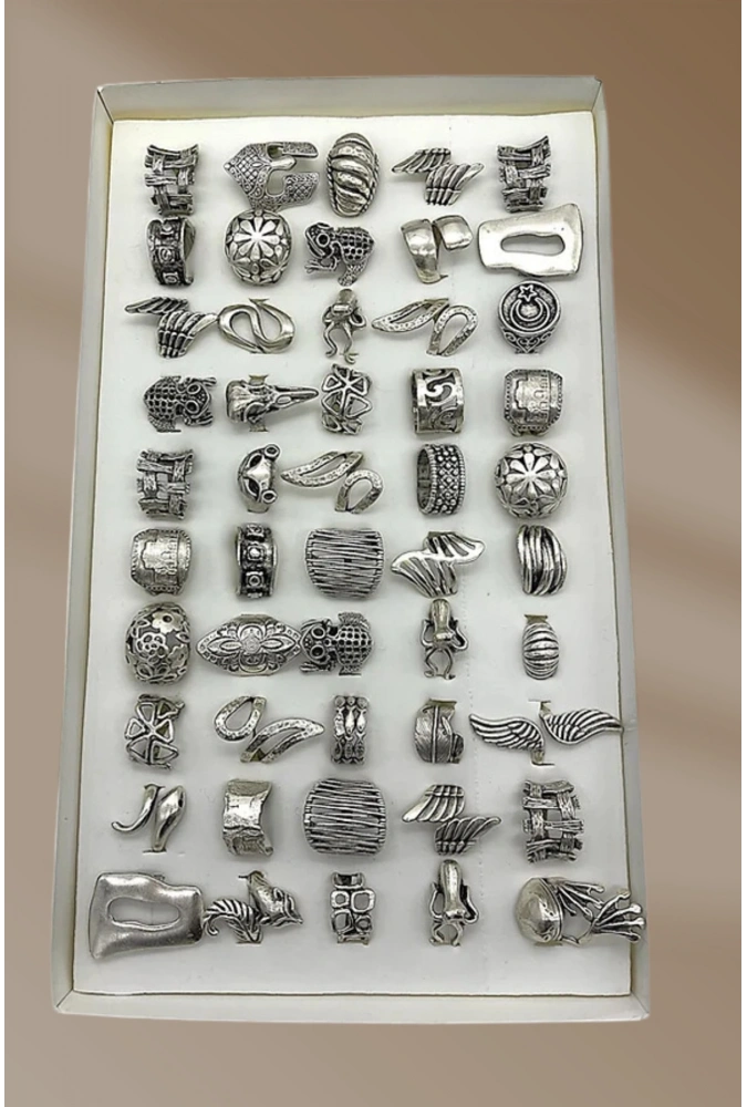 Figürlü Erkek Yüzük Çeşitleri ( 50 Adet) ( Adet Fiyatı 35 TL)