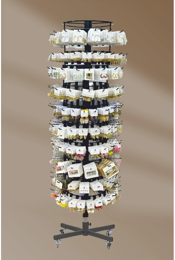 Karışık Küpe Çeşitleri Standı 2000 Adet ( Stand Hediye) ( Adet Fiyatı 18 TL)