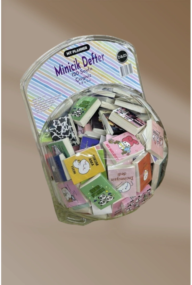 Kasa Önü Mini Defter Hızlı Satış ( Fanus Hediye) ( 175 Adet) ( Adet Fiyatı 7 TL)
