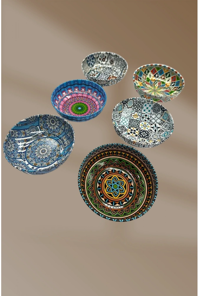 Metal Etnik Çerezlik Kase 9,5 cm (12 Adet) ( Adet Fiyatı 30 TL)