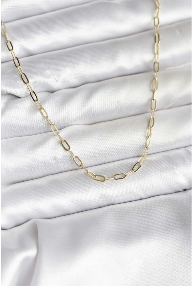 Shoecide 14k Gold Renk Kaplama Ataç Zincir Model Cm Kadın Kolye