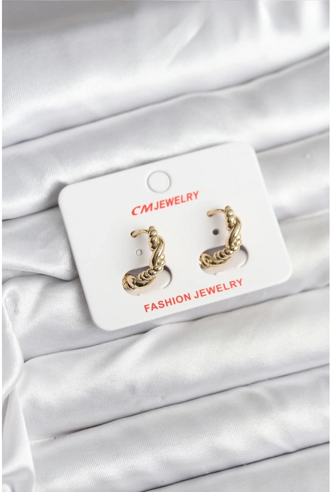 Shoecide 14k Gold Renk Kaplama Burgu Model Cm Kadın Küpe