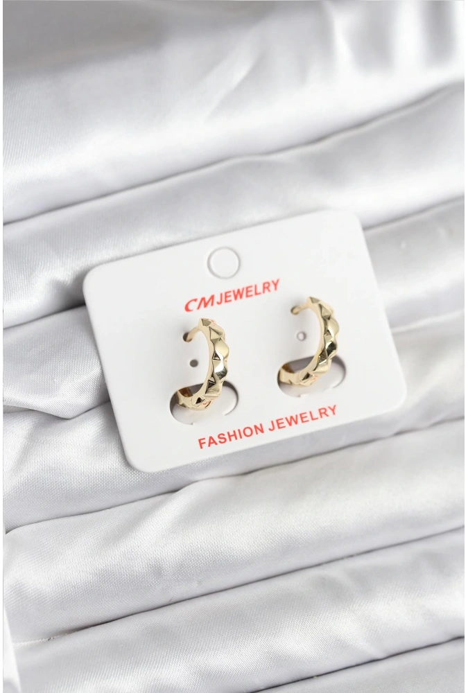 Shoecide 14k Gold Renk Kaplama Cm Kadın Küpe