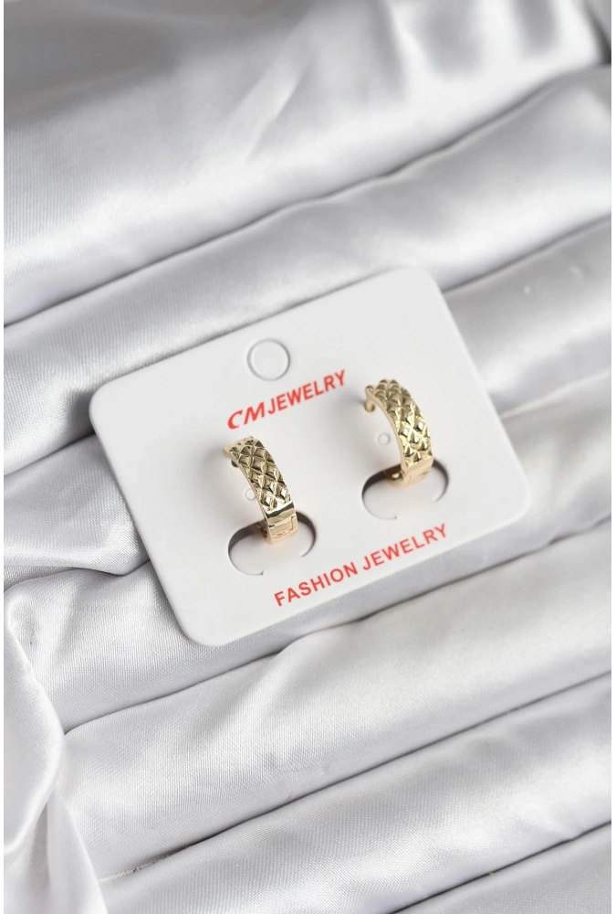 Shoecide 14k Gold Renk Kaplama Cm Kadın Küpe