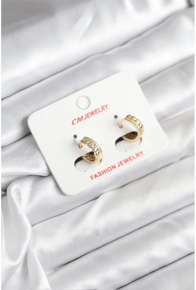 Shoecide 14k Gold Renk Kaplama Cm Kadın Küpe