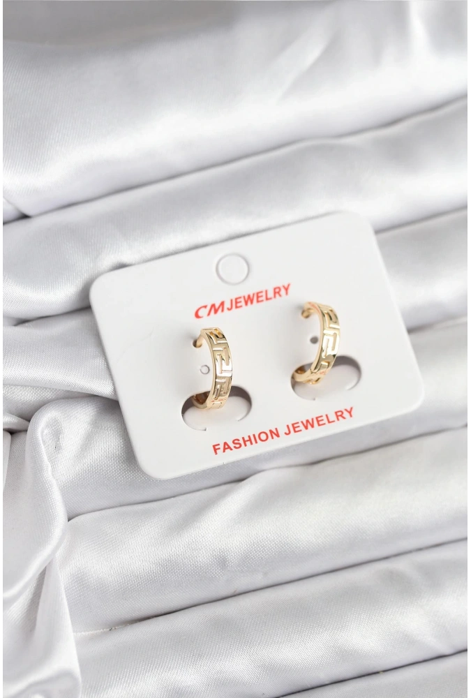 Shoecide 14k Gold Renk Kaplama Cm Kadın Küpe