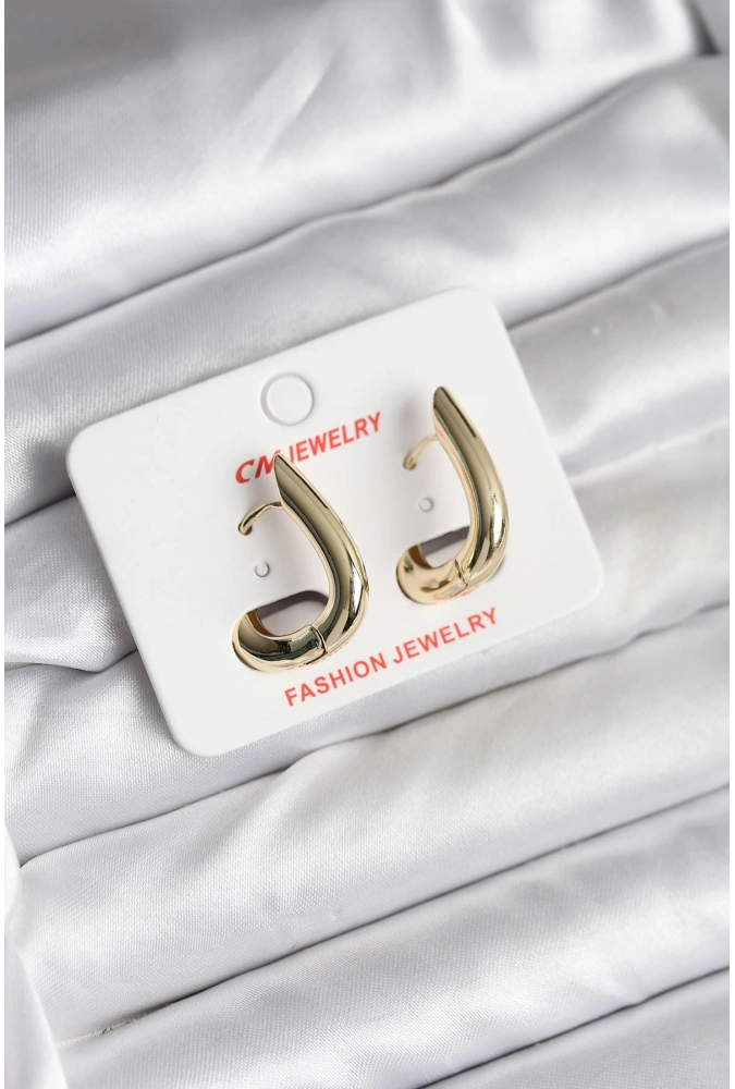 Shoecide 14k Gold Renk Kaplama Cm Kadın Küpe