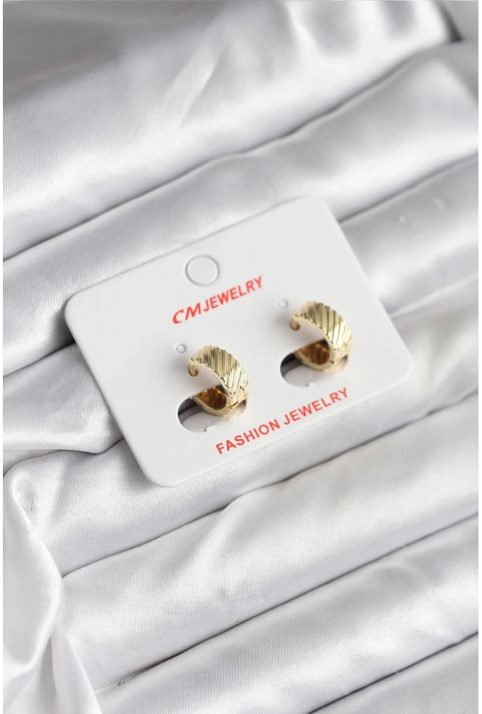 Shoecide 14k Gold Renk Kaplama Cm Kadın Küpe